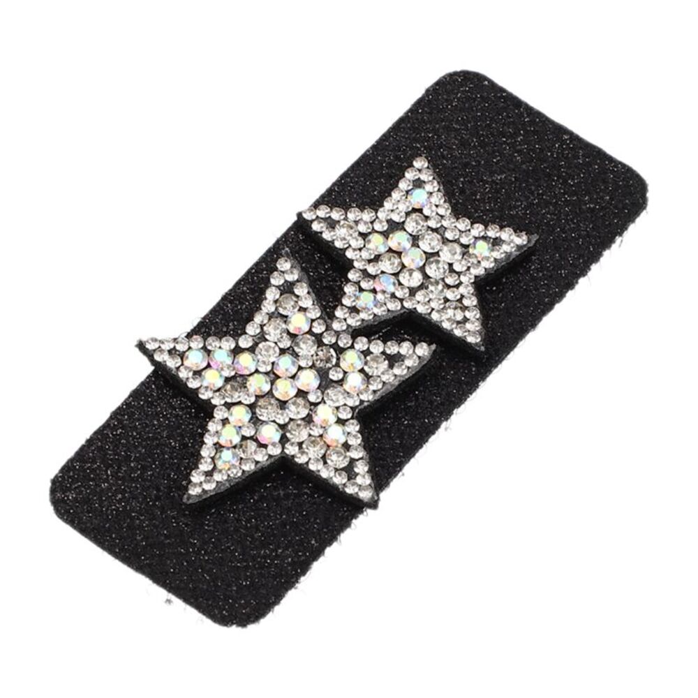 Hair Pad Square Shape Hair Pad Bangs Patch Hair Magic Tapes Silver Tone